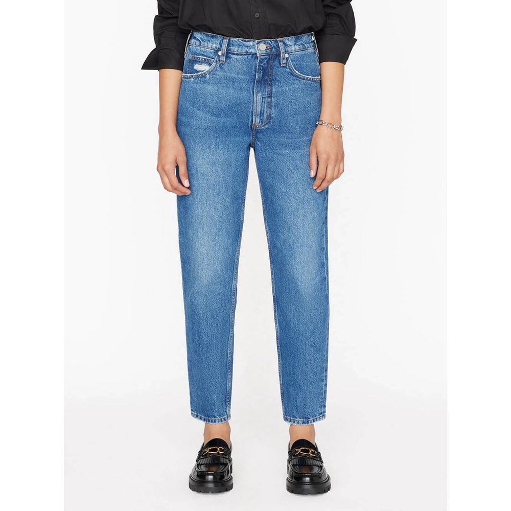 Frame Le High 'N' Tight Tapered Denim Stearnlee Size 25